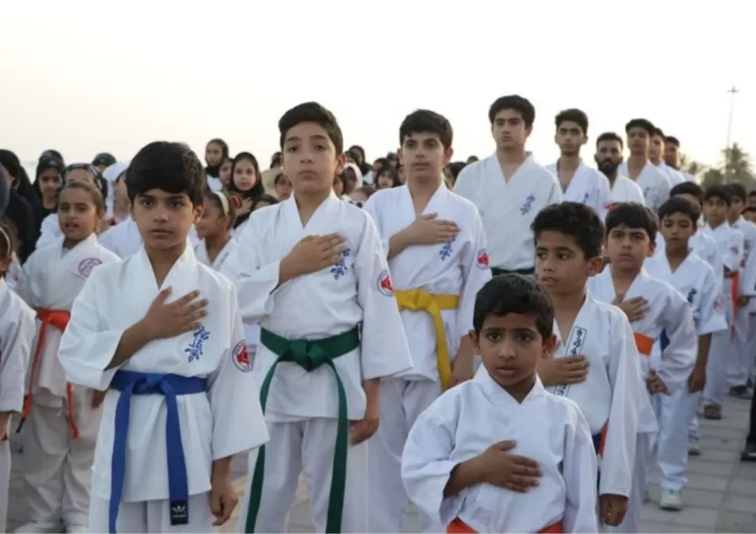 ۴۵۰ورزشکار قشمی نام خلیجفارس را یکصدا فریاد زدند