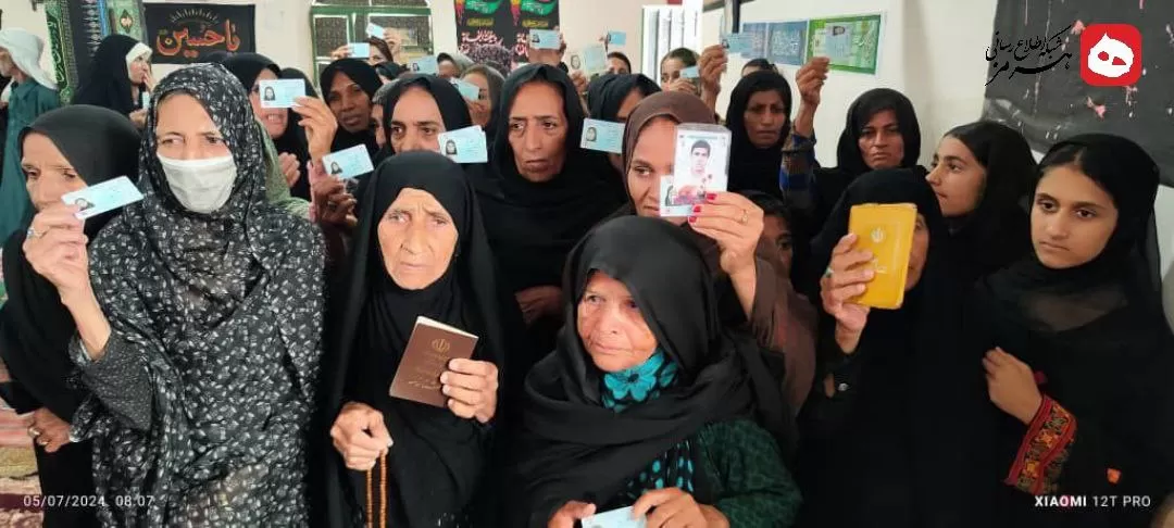 حضور حماسی دریادلان هرمزگانی در انتخابات