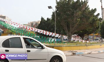 آذین‌بندی شهر بندرعباس در دهه فجر