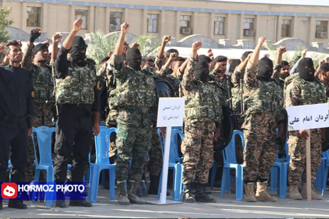 اجتماع بزرگ و شکوه اقتدار بسیجیان شهرستان‌رودان