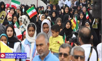 حماسه‌آفرینی مردم رودان در راهپیمایی ۲۲ بهمن