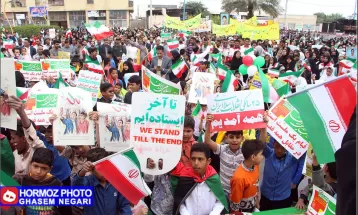 حماسه‌آفرینی مردم رودان در راهپیمایی ۲۲ بهمن