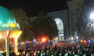 مراسم احیاء شب بیست ویکم ماه‌رمضان در رودان