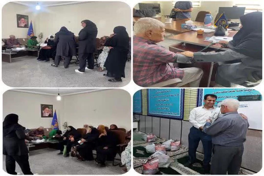 توزیع ۳۰ بسته معیشتی بین سالمندان بندرعباسی