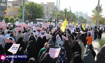 راهپیمایی ضد صهیونیستی مردم بندرعباس