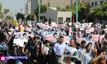 راهپیمایی ضد صهیونیستی مردم بندرعباس