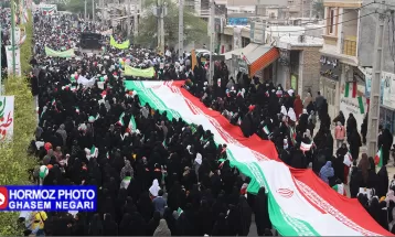 حماسه‌آفرینی مردم رودان در راهپیمایی ۲۲ بهمن