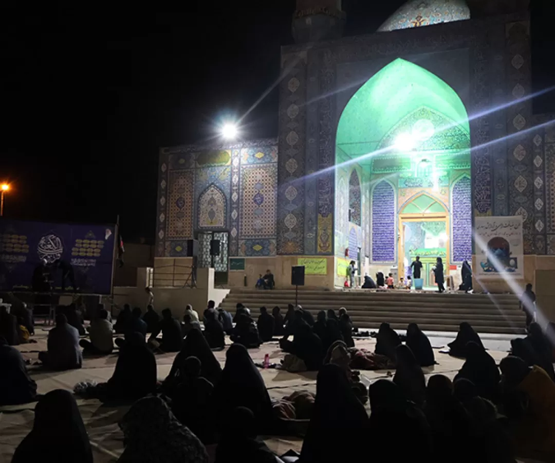 مراسم احیا شب بیست و یکم در حاجی آباد