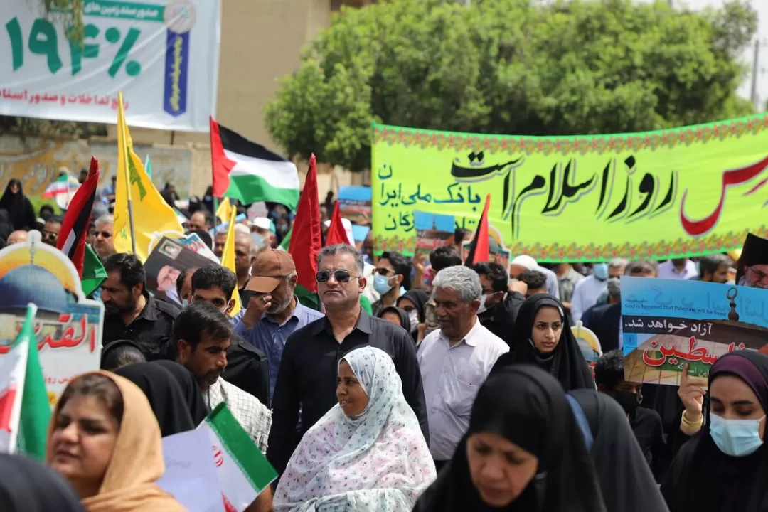 خروش شیعه و سنی هرمزگانی در روز قدس