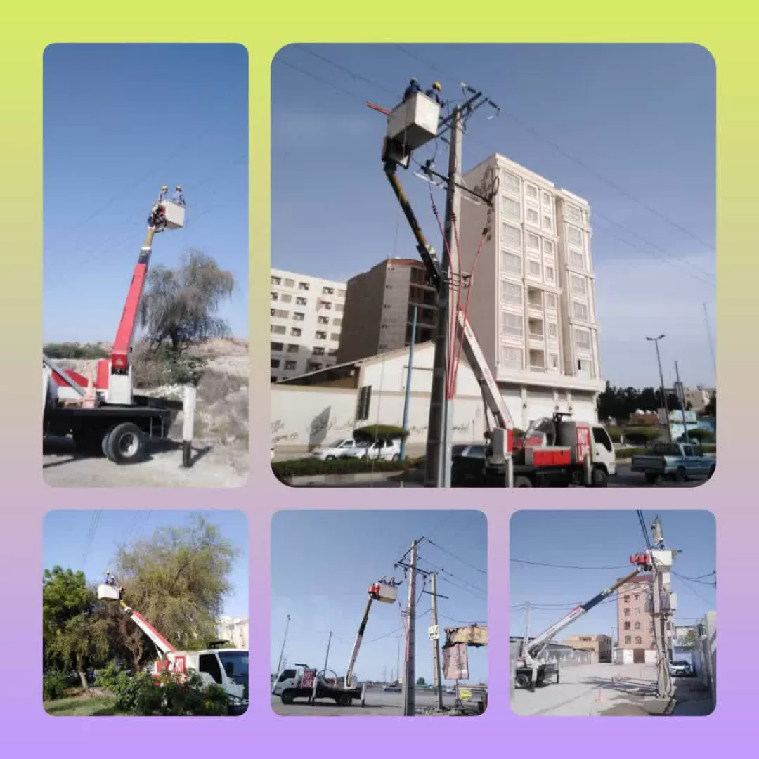 سرویس یکهزارو۵۴۹ پست برق به روش خط گرم
