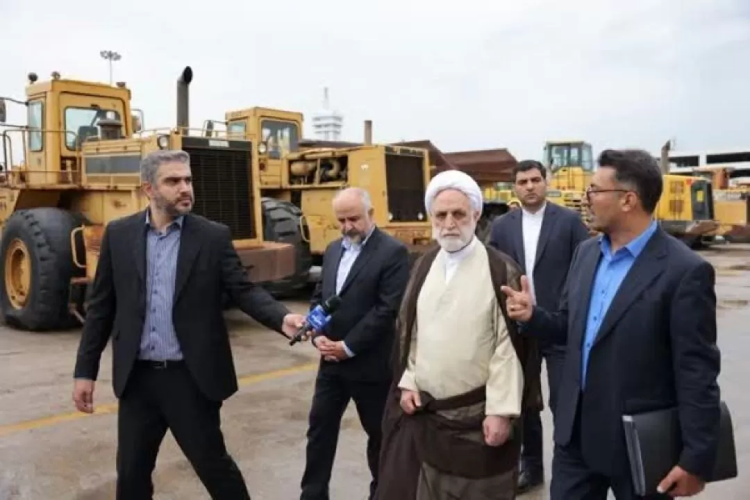 نظارت میدانی رئیس قوهقضاییه از بندر شهید رجایی