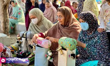 برگزاری مسابقات زری‌بافی و سنگ‌چلکا بانوان چاهستانی