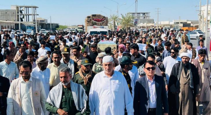 شیعه و سنی لیردف به استقبال شهدا آمدند