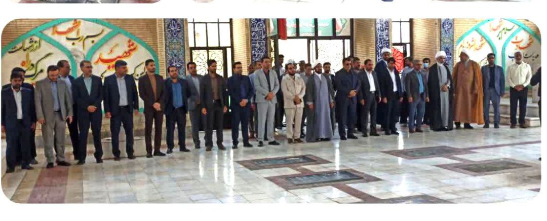 تجدید میثاق مسئولان قضایی میناب با آرمانهای شهدا