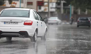 بارش باران رحمت الهی در بندرعباس