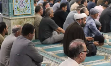 برگزاری مراسم شهادت آیت‌الله رئیسی در کیش