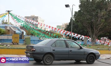 آذین‌بندی شهر بندرعباس در دهه فجر