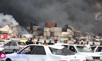 امدادرسانی در بندر شهید رجایی ادامه دارد