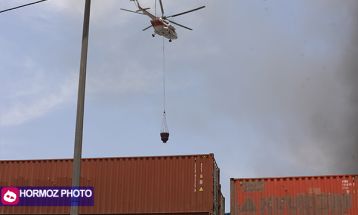 امدادرسانی در بندر شهید رجایی ادامه دارد
