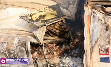 تخریب و حجم آتش در نزدیکترین نقطه