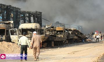 تخریب و حجم آتش در نزدیکترین نقطه