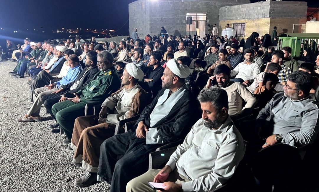 برگزاری مراسم اولین سالگرد شهید رئیسی در بشاگرد