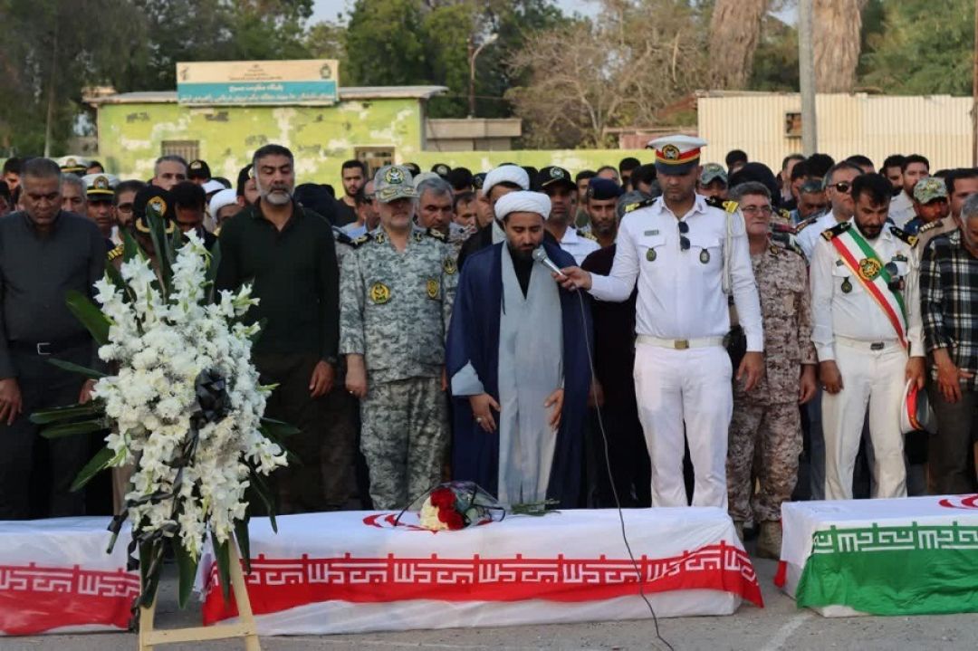 تشییع شهدا مدافع وطن در بندرعباس
